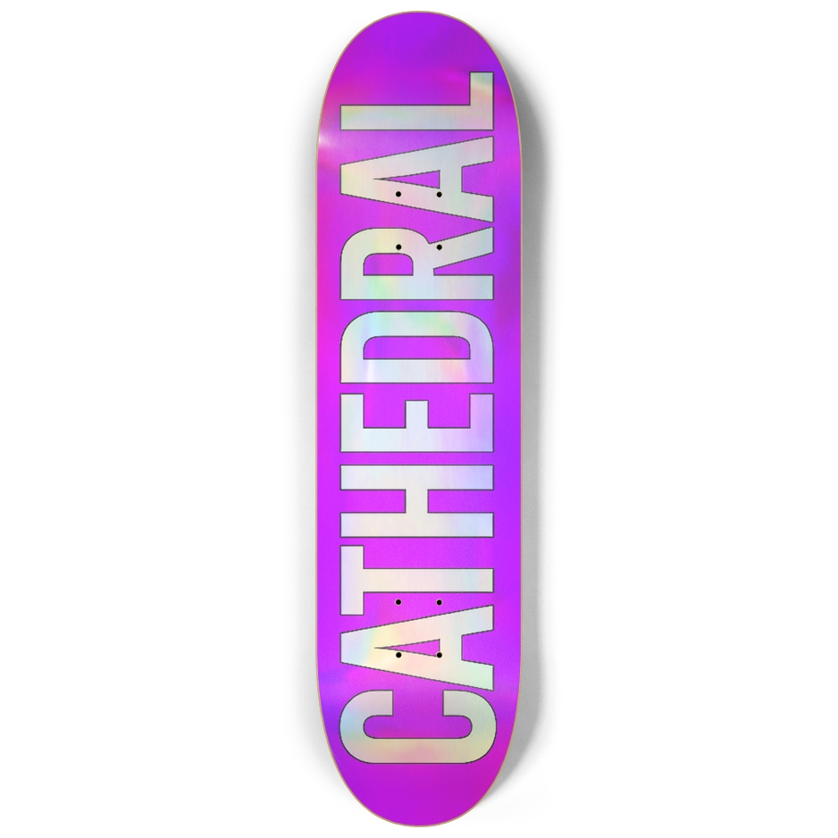 Purple Box Logo 8.25 x 32.25